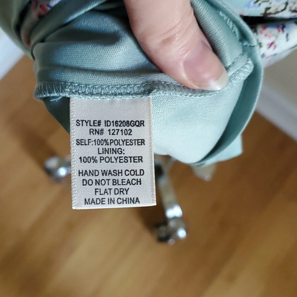 Robin's Egg Blue Floral Strappy Backless Sun Dress - Picture 12 of 14